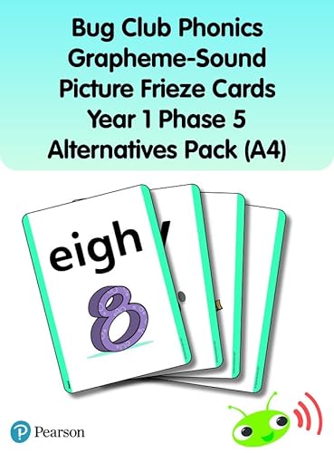 9781292439761: Bug Club Phonics Grapheme-Sound Picture Frieze Cards Year 1 Phase 5 alternatives (A4) (Phonics Bug)