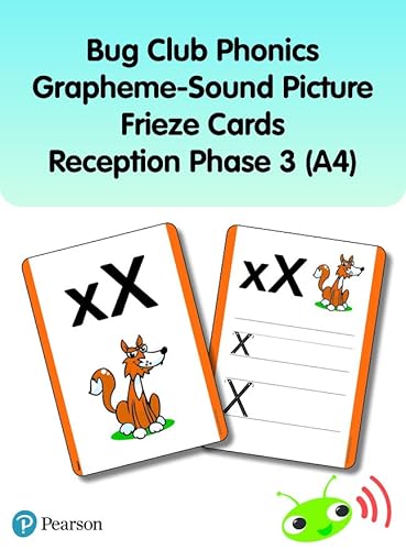 Beispielbild fr Bug Club Phonics Grapheme-Sound Picture Frieze Cards Reception Phase 3 (A4) zum Verkauf von Blackwell's