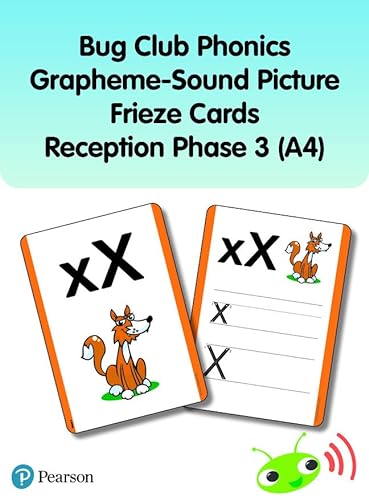 9781292439785: Bug Club Phonics Grapheme-Sound Picture Frieze Cards Reception Phase 3 (A4) (Phonics Bug)