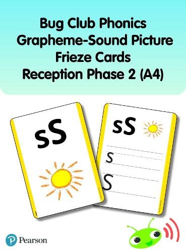 9781292439815: Bug Club Phonics Grapheme-Sound Picture Frieze Cards Reception Phase 2 (A4) (Phonics Bug)