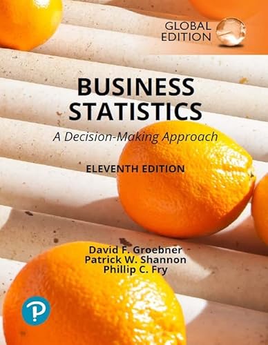 Stock image for Business Statistics: A Decision Making Approach, Global Edition for sale by Books Puddle