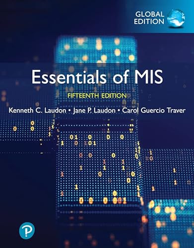 Stock image for Essentials of MIS, Global Edition for sale by Basi6 International