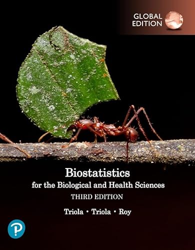 Beispielbild fr Biostatistics For The Biological And Health Sciences, Global Edition 3 ed zum Verkauf von GreatBookPrices