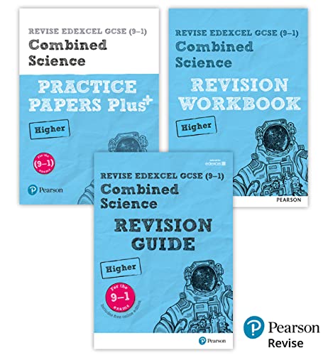 Imagen de archivo de New Pearson Revise Edexcel GCSE (9-1) Combined Science Higher Complete Revision & Practice Bundle - 2023 and 2024 exams a la venta por Revaluation Books