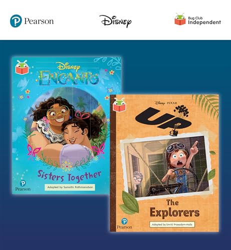 Stock image for Pearson Bug Club Disney Year 2 Pack E, including Gold and Lime book band readers; Encanto: Sisters Together, Up! The Explorers for sale by PBShop.store US