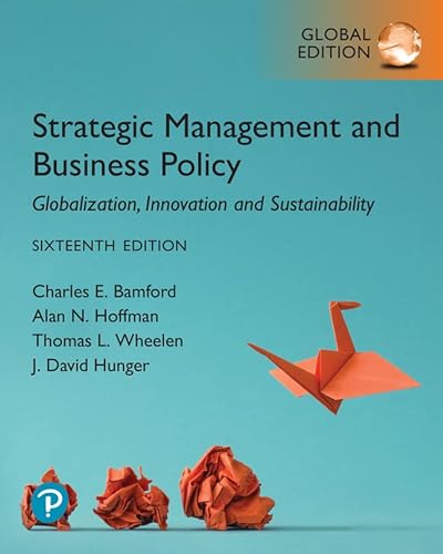 Stock image for Strategic Management and Business Policy: Globalization, Innovation and Sustainability, Global Edition for sale by PBShop.store UK