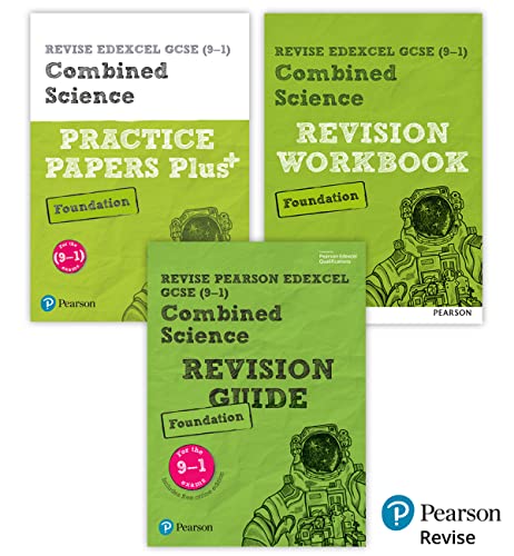 9781292727486: New Pearson Revise Edexcel GCSE (9-1) Combined Science Foundation Complete Revision & Practice Bundle - 2023 and 2024 exams