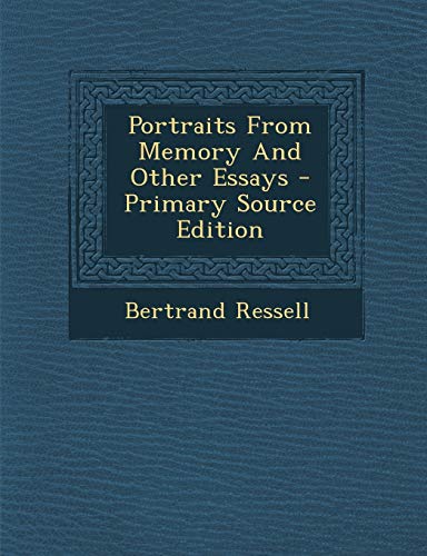 9781293056424: Portraits From Memory And Other Essays