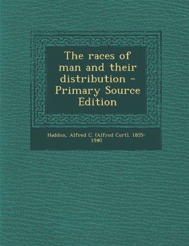 9781293059159: The races of man and their distribution