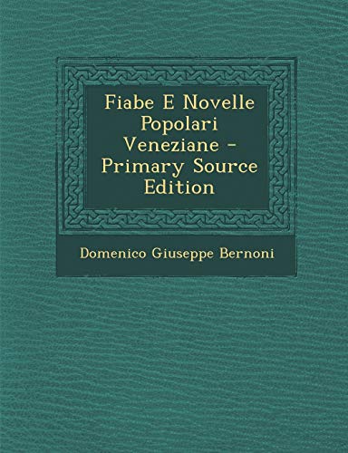 9781293095492: Fiabe E Novelle Popolari Veneziane