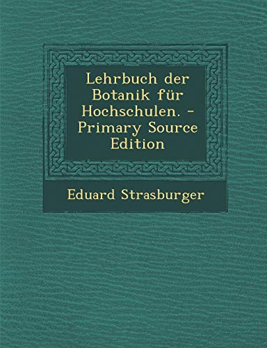 9781293106334: Lehrbuch der Botanik fr Hochschulen.