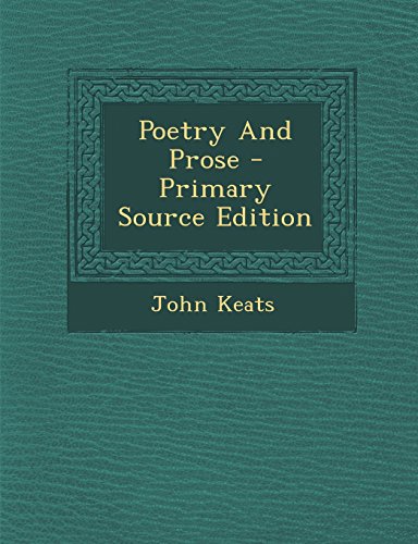 9781293544952: Poetry And Prose