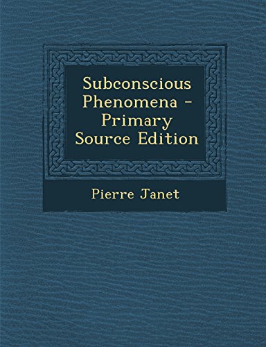 9781293735336: Subconscious Phenomena