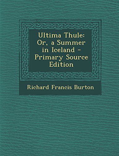 9781293775325: Ultima Thule: Or, a Summer in Iceland