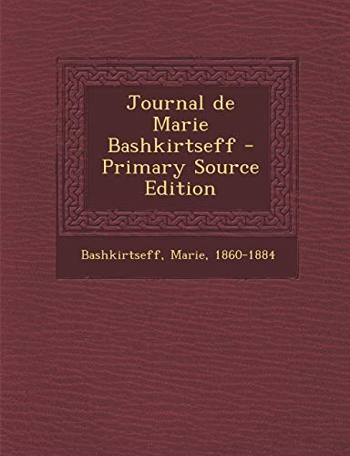 9781293802168: Journal de Marie Bashkirtseff