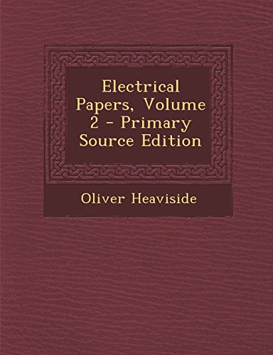 9781293808504: Electrical Papers, Volume 2