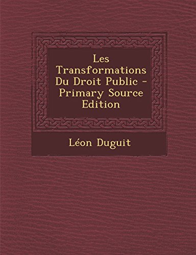 9781293823897: Les Transformations Du Droit Public