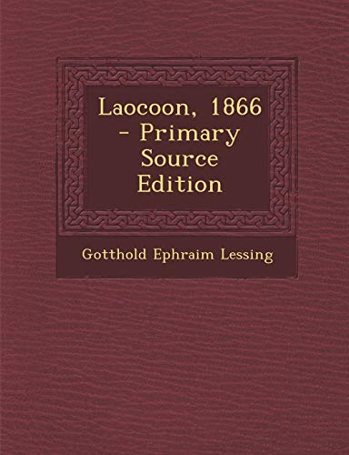 9781293866917: Laocoon, 1866 - Primary Source Edition (German Edition)