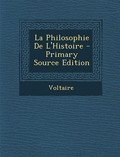 9781293905982: La Philosophie de L'Histoire