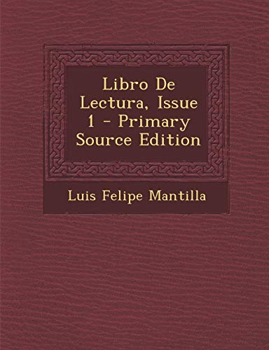 9781293916315: Libro De Lectura, Issue 1