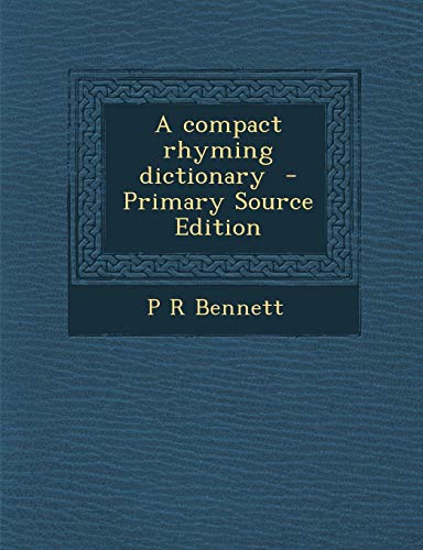 9781293934623: A compact rhyming dictionary
