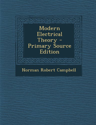 9781294014027: Modern Electrical Theory - Primary Source Edition