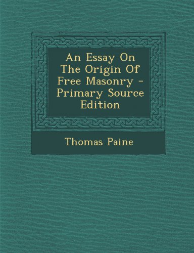 9781294034810: An Essay On The Origin Of Free Masonry