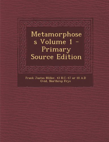 9781294237525: Metamorphoses, Volume 1