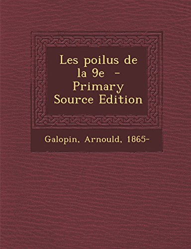 9781294357735: Les poilus de la 9e