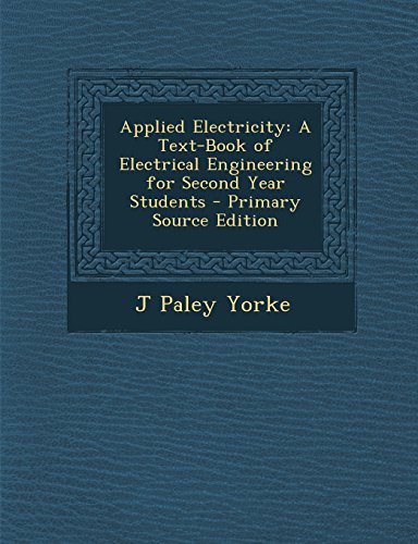 9781294692270: Applied Electricity: A Text-Book of Electrical Engineering for Second Year Students