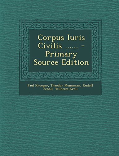 9781294694717: Corpus Iuris Civilis ......