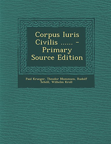 9781294694717: Corpus Iuris Civilis ...... (French Edition)