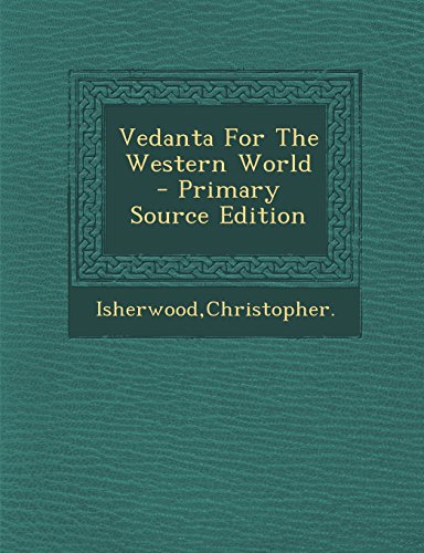 9781294725923: Vedanta For The Western World