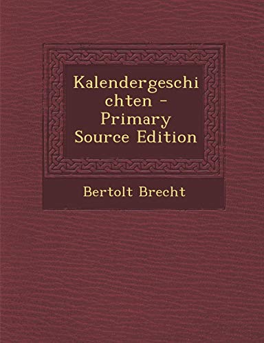 9781294743163: Kalendergeschichten