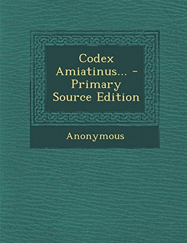 9781294794554: Codex Amiatinus...