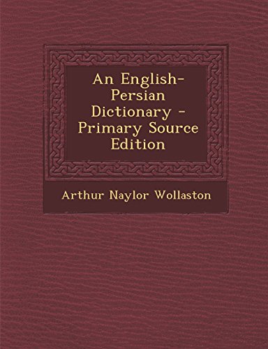 9781294817086: An English-Persian Dictionary