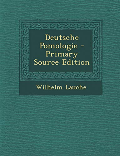Stock image for Deutsche Pomologie (English and German Edition) for sale by ALLBOOKS1