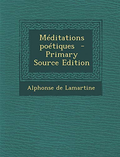 9781295408801: Meditations Poetiques