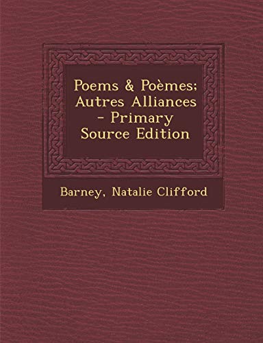 9781295462803: Poems & Poemes; Autres Alliances