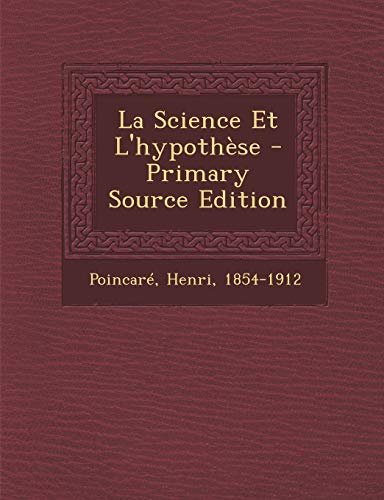 9781295484928: La Science Et L'hypothse
