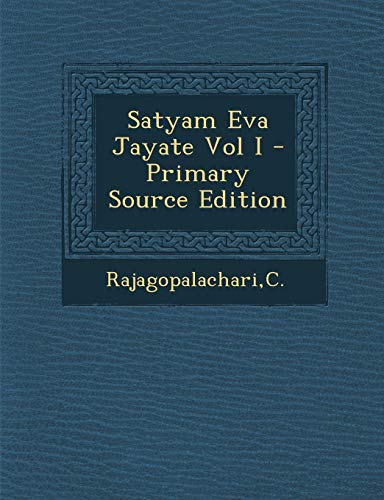 9781295548590: Satyam Eva Jayate Vol I