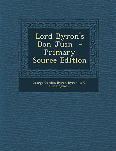 Stock image for Lord Byrons Don Juan for sale by Reuseabook