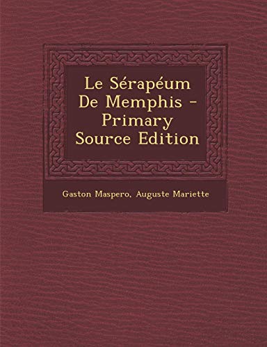 9781295795932: Le Srapum De Memphis - Primary Source Edition