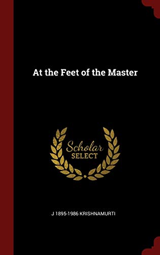 Imagen de archivo de At the Feet of the Master a la venta por ZBK Books