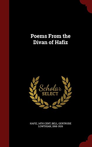 Beispielbild fr Poems From the Divan of Hafiz zum Verkauf von SecondSale