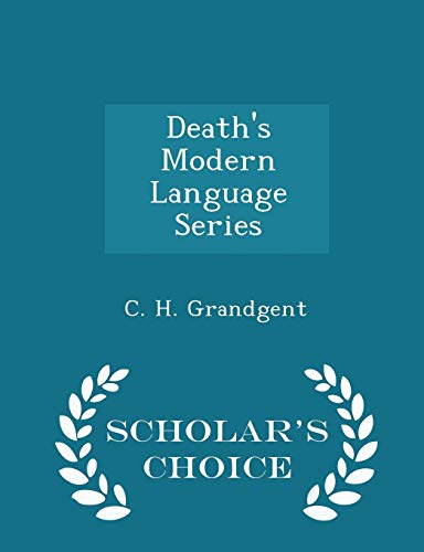 9781297137716: Death's Modern Language Series - Scholar's Choice Edition