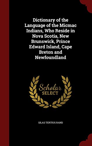 9781297496103: Dictionary of the Language of the Micmac Indians, Who Reside in Nova Scotia, New Brunswick, Prince Edward Island, Cape Breton and Newfoundland