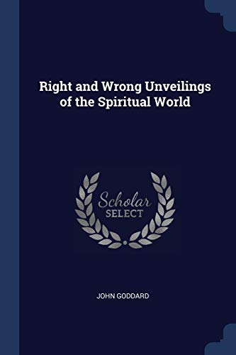 Stock image for Right and Wrong Unveilings of the Spiritual World for sale by Lucky's Textbooks