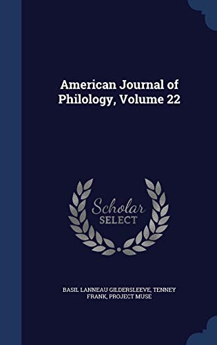 9781297924811: American Journal of Philology, Volume 22