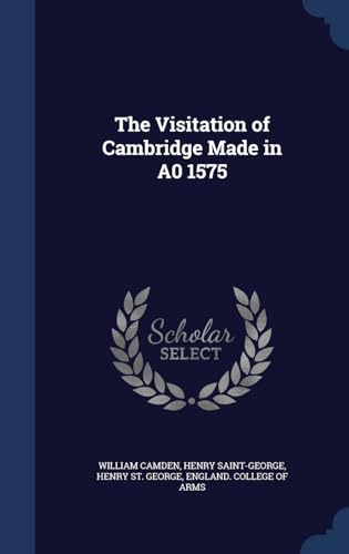 Beispielbild fr The Visitation of Cambridge Made in A0 1575 zum Verkauf von Lucky's Textbooks